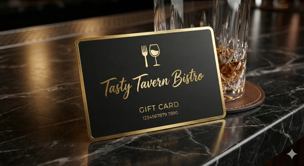 Tasty Gift Card Mock Up